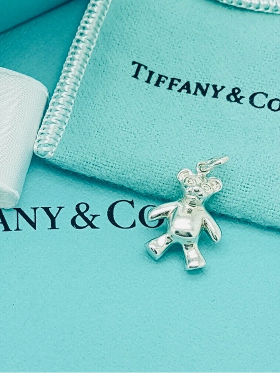 Tiffany & Co. Jewelry - Tiffany & Co. Rare Retired Sterling Silver Teddy Bear Charm Pendant